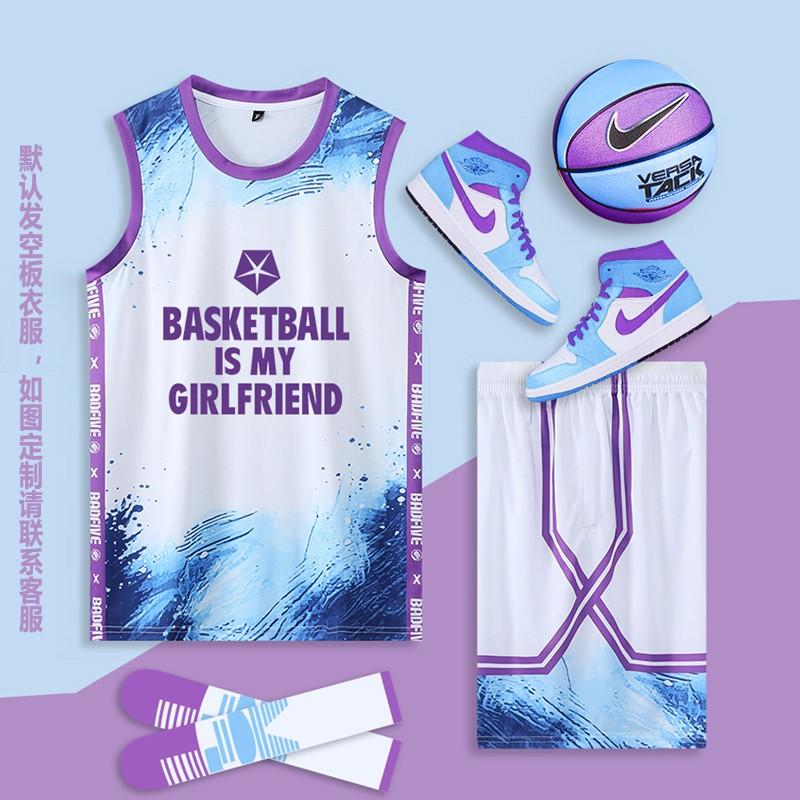 HKBQ新款路人球衣篮球服套装男定制篮球衣印字比赛队服学生球服运动训练服背心 具体款式定制联系客服